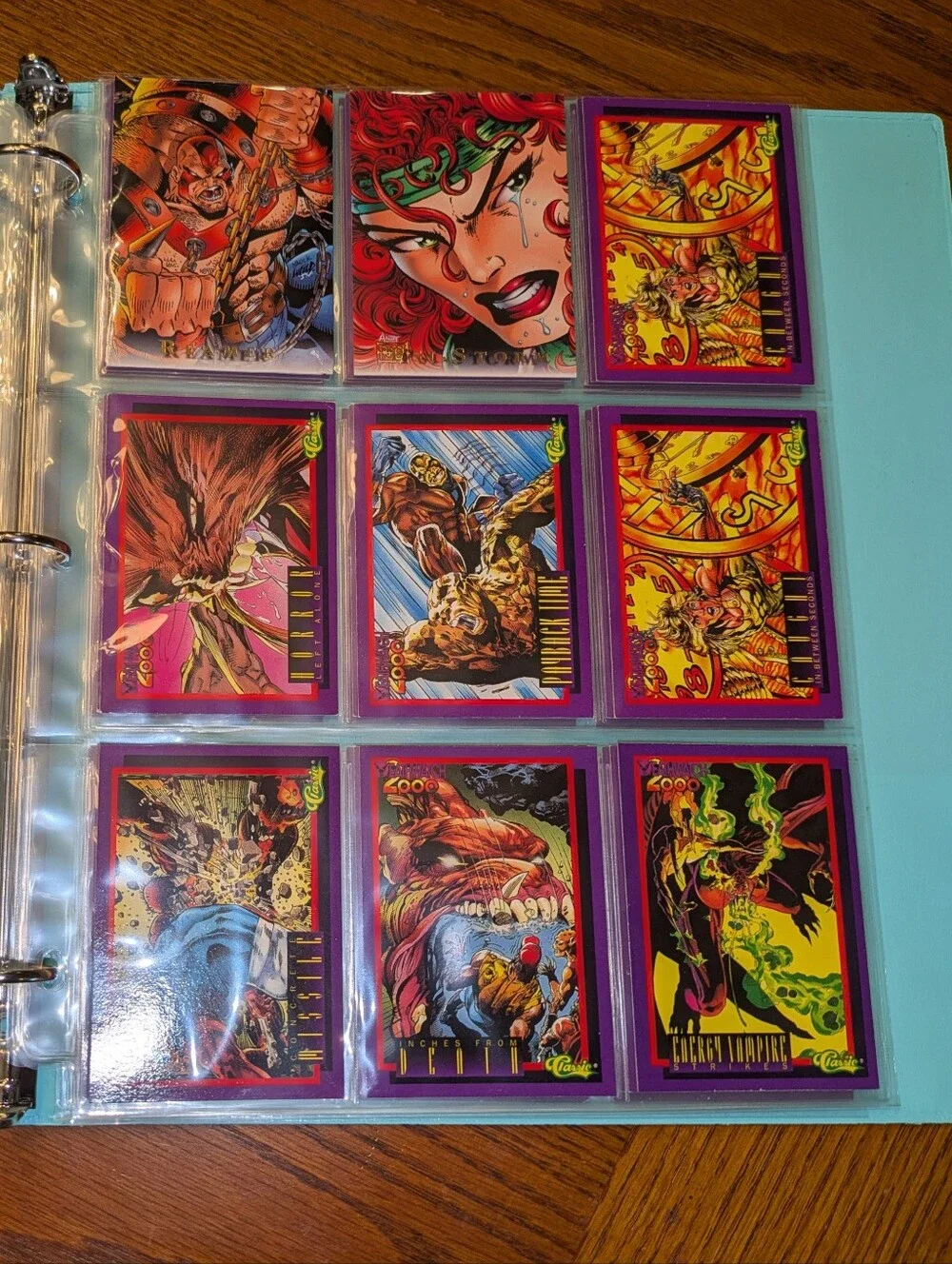 DC Comics 100 Card Binder 🔥 Superheroes & Villains Trading Card Collection Lot